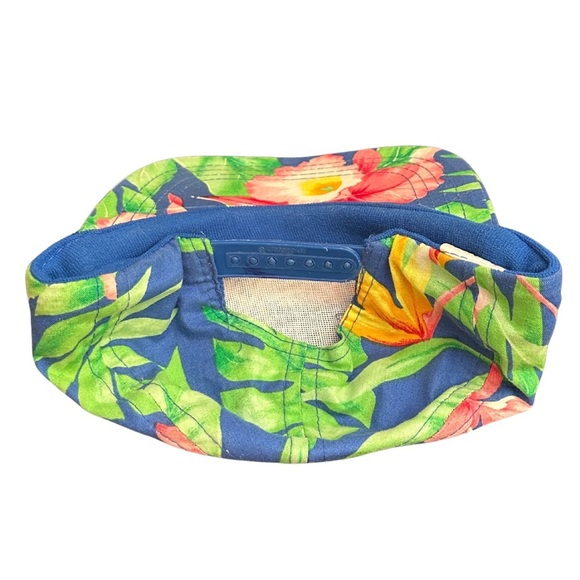 Hawaii Embroidered Sportcap Floral Flower Print Snapback Hat Vintage‎ - Picture 4 of 5